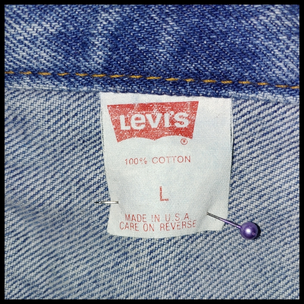 Vintage 1988 Levi's Type 3 Trucker Jacket 57508-0218 - Picture 10 of 12